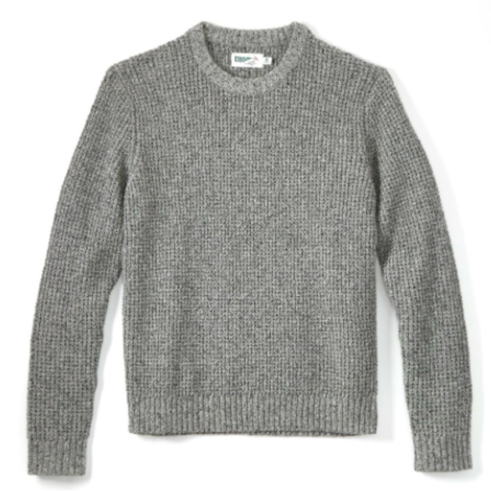 Wellen - Recycled Cotton Headlands Crewneck Men's Sweater - Grey